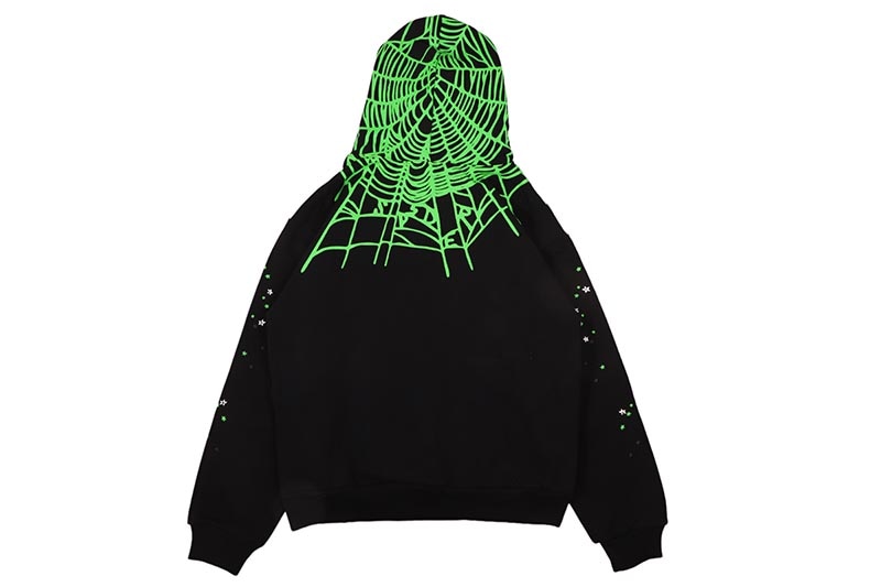 SP5DER HEAVY WEB HOODIE (BLACK) | Brand,S-Z,SP5DER | GROWAROUND