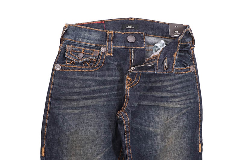 TRUE RELIGION RICKY FLAP SUPER T 32” (109830:MIDNIGHT SPAK DARK