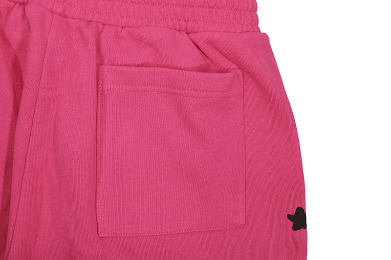 SP5DER BELUGA SWEAT SHORTS (PINK)