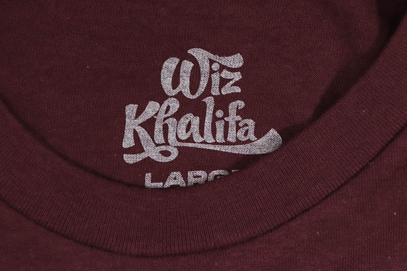 WIZ KHALIFA MULTIVERSE TRACK LIST T-SHIRT (BURGUNDY)