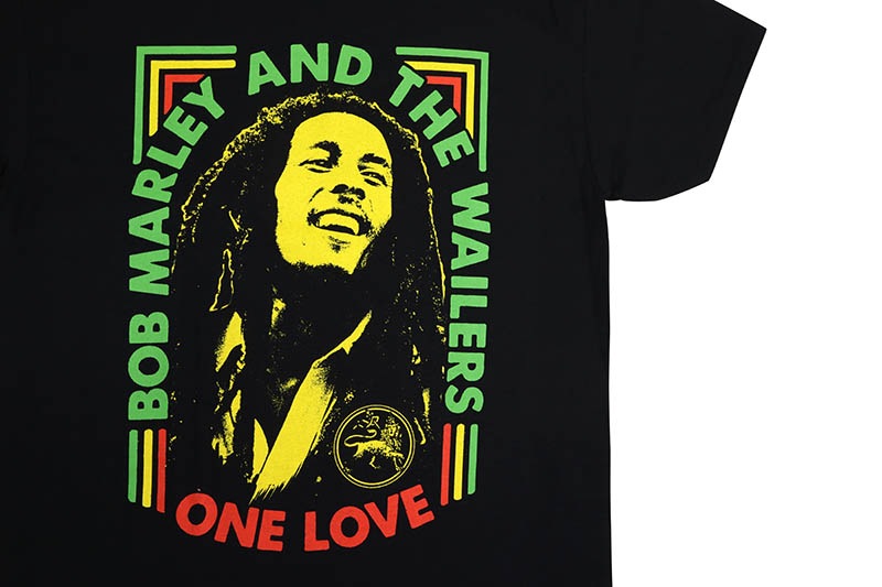 ZION ROOTSWEAR BOB MARLEY FRAME OF LOVE T-SHIRT (BLACK)