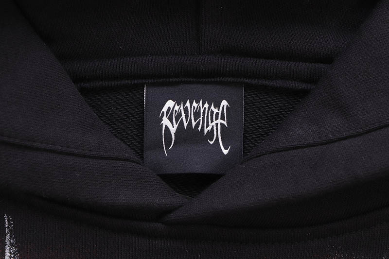 REVENGE X YOUNGBOY NEVER BROKE AGAIN 38 RIBCAGE HOODIE (BLACK)