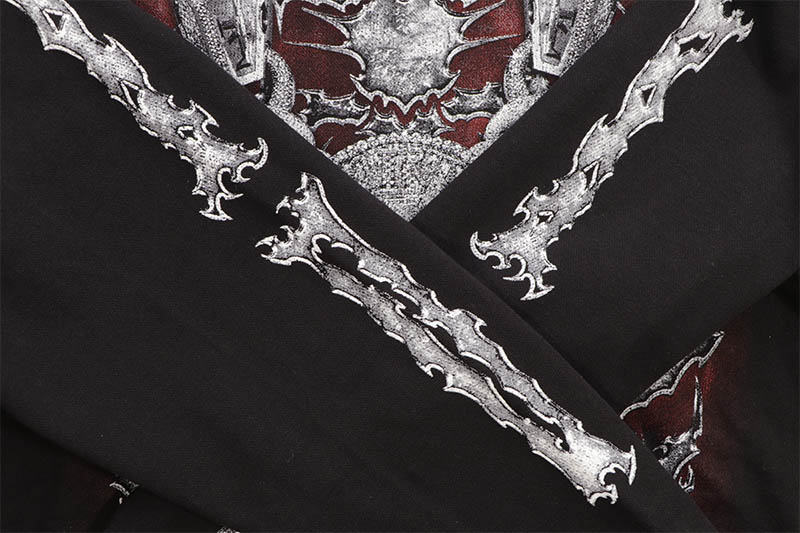 REVENGE X YOUNGBOY NEVER BROKE AGAIN 38 RIBCAGE HOODIE (BLACK)