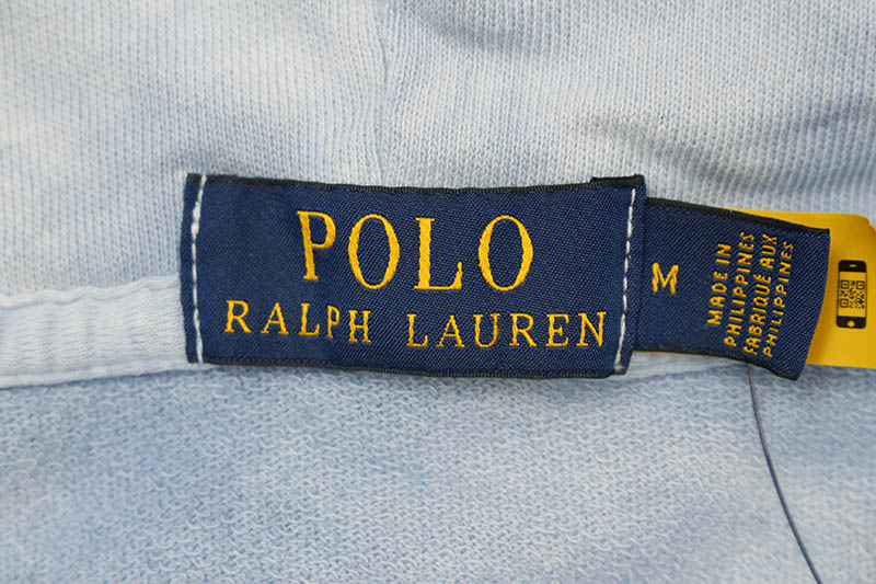 POLO RALPH LAUREN HAWAIIAN SPA TERRY HOODIE (710781395002:FRENCH BLUE PRINT)