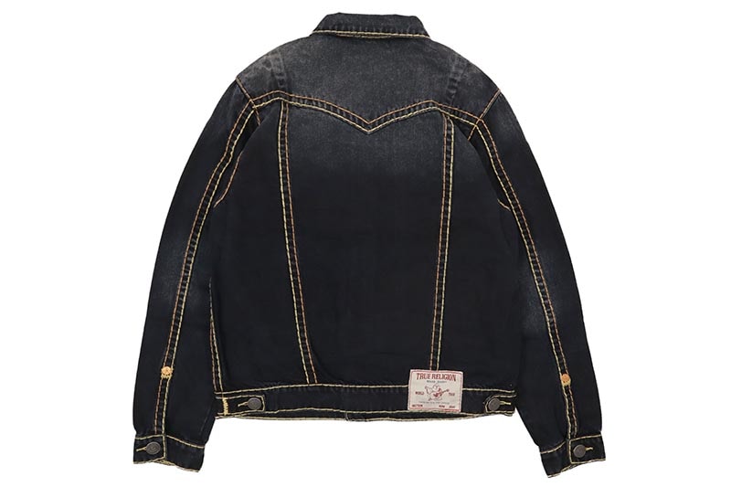 TRUE RELIGION JIMMY SUPER T JACKET (108495:CHANSON BLUE BLACK WASH)