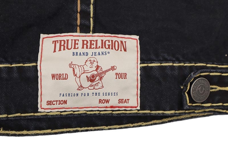 TRUE RELIGION JIMMY SUPER T JACKET (108495:CHANSON BLUE BLACK WASH)