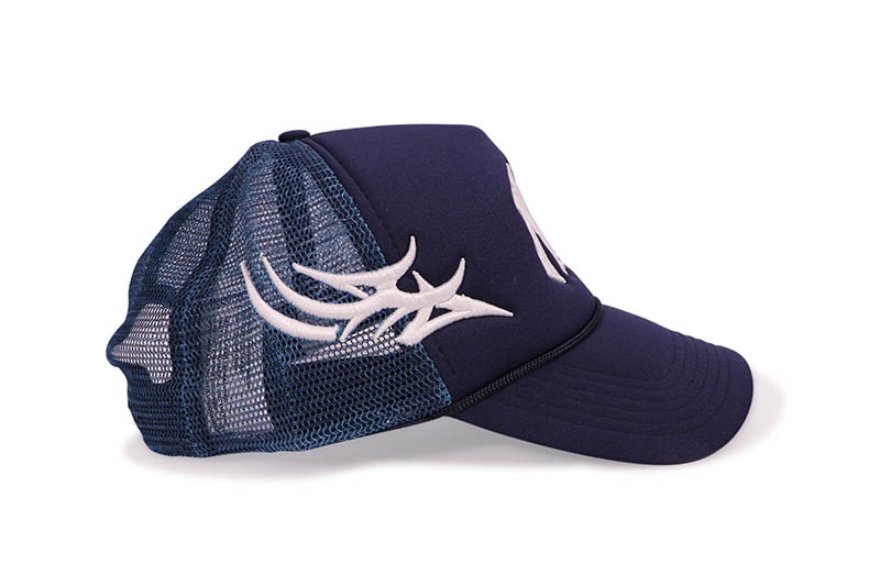 R3BORNE THORN NY TRUCKER HAT (R3MC169:NAVY)