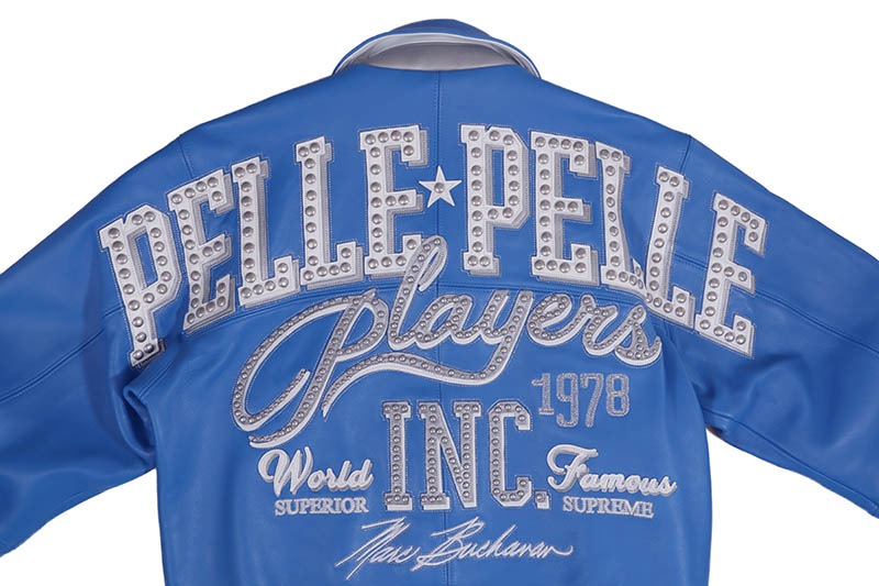 Pelle Pelle PLAYERS INC JACKET (425-37544-HOW:HONOLULU BLUE/WHITE