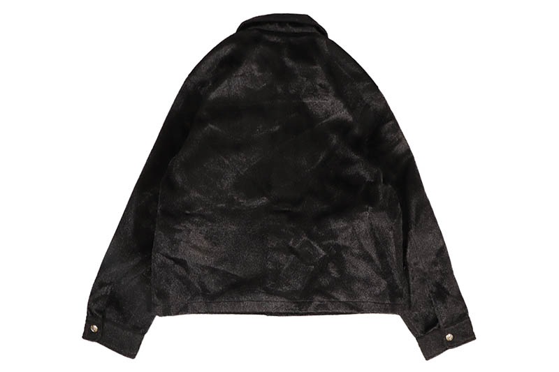 BRAVEST STUDIOS BEAR FUR JACKET (BLACK)