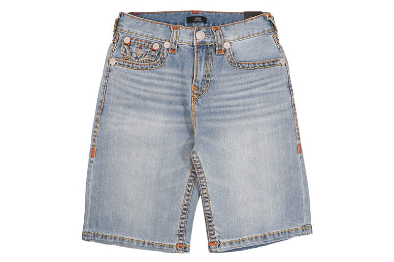 TRUE RELIGION VINNY SUPER T FLAP SHORT (110203:SHATTERD MIDIUM