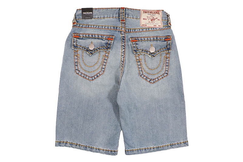 TRUE RELIGION VINNY SUPER T FLAP SHORT (110203:SHATTERD MIDIUM