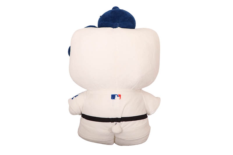 FOCO LOS ANGELES DODGERS TEAM COLOR BOW HELLO KITTY JERSEY PLUSH