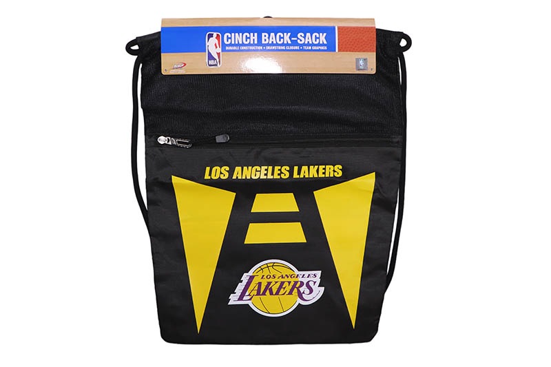 THE NORTHWEST CINCH BACK SACK LOS ANGELES LAKERS