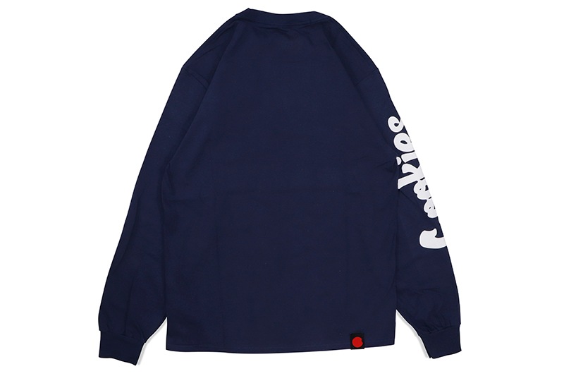 COOKIES C-BITE LOGO L/S TEE (NAVY/WHITE) CM234TLP08 | Brand