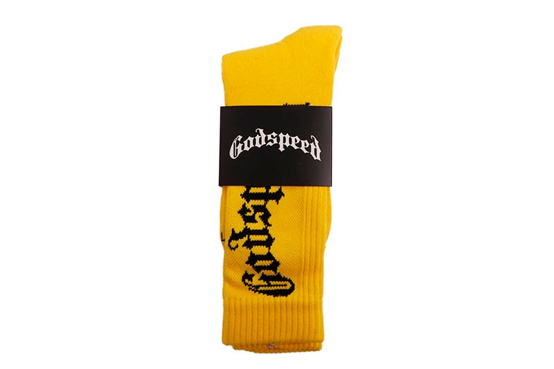 GODSPEED OG LOGO SOCK (YELLOW)