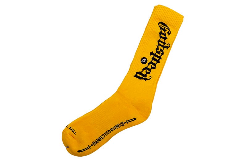 GODSPEED OG LOGO SOCK (YELLOW)
