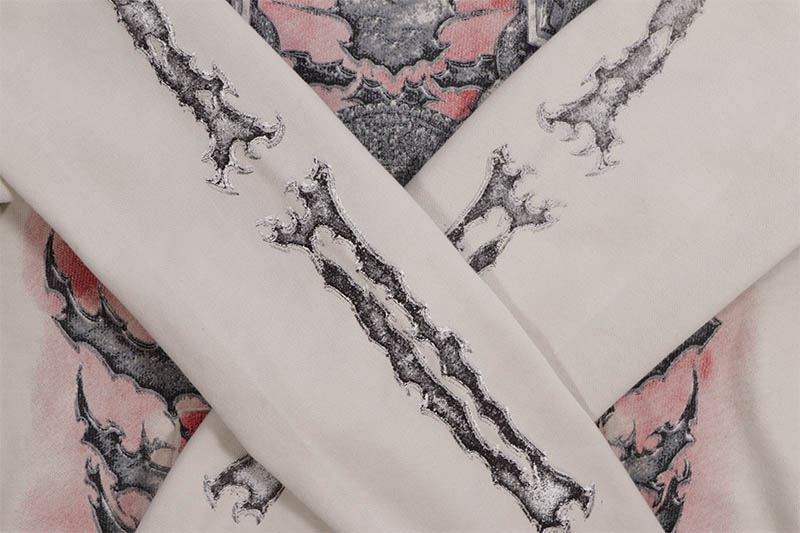 REVENGE X YOUNGBOY NEVER BROKE AGAIN 38 RIBCAGE HOODIE (CEMENT)