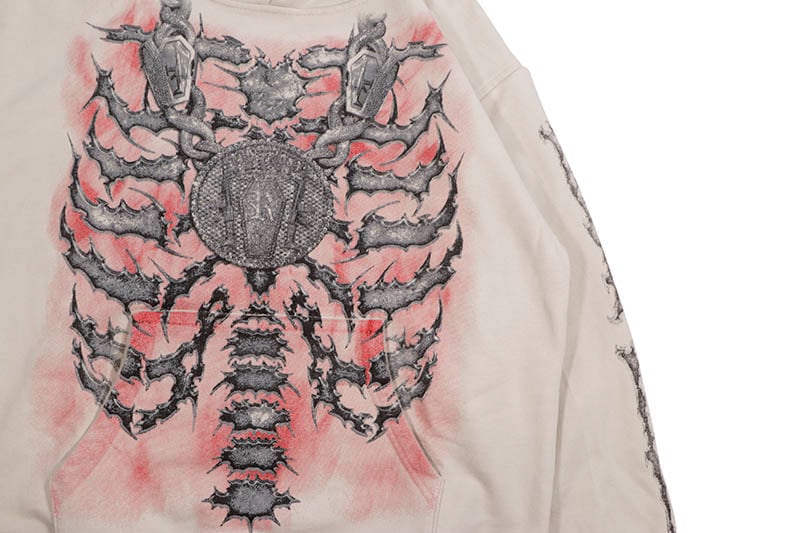 REVENGE X YOUNGBOY NEVER BROKE AGAIN 38 RIBCAGE HOODIE