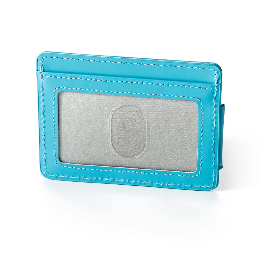 COOKIES BIG CHIPS AND COOKIE MONEY CLIPS LEATHER CARD HOLDER (COOKIES BLUE) 1564A6680 CM232AWA01