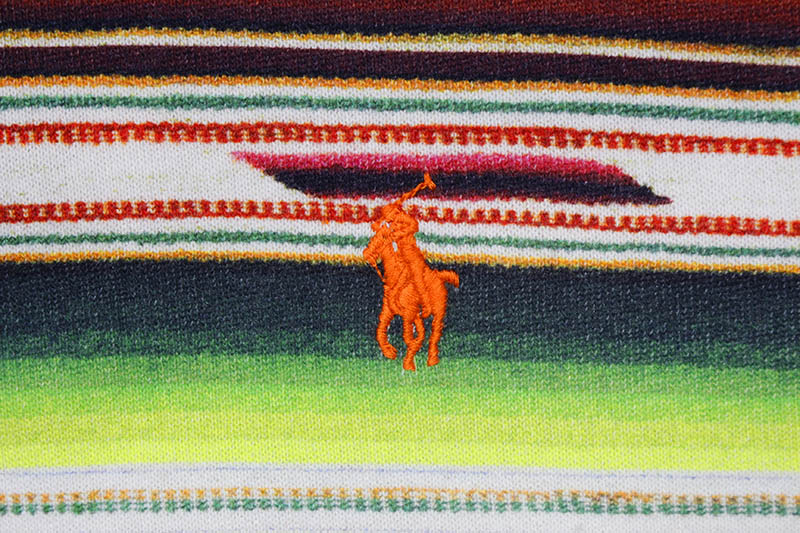 POLO RALPH LAUREN SERAPE-PRINT FLEECE HOODIE (710800111001:MULTI)