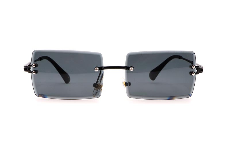 KD EYEWEAR GRADIENT MIRROR RIMLESS SUNGLASSES (C32)