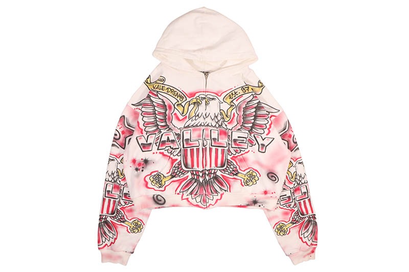 VALE THE AMERICAN DREAM PT3 FT JUELZ SANTANA ZIP HOODIE (WHITE)