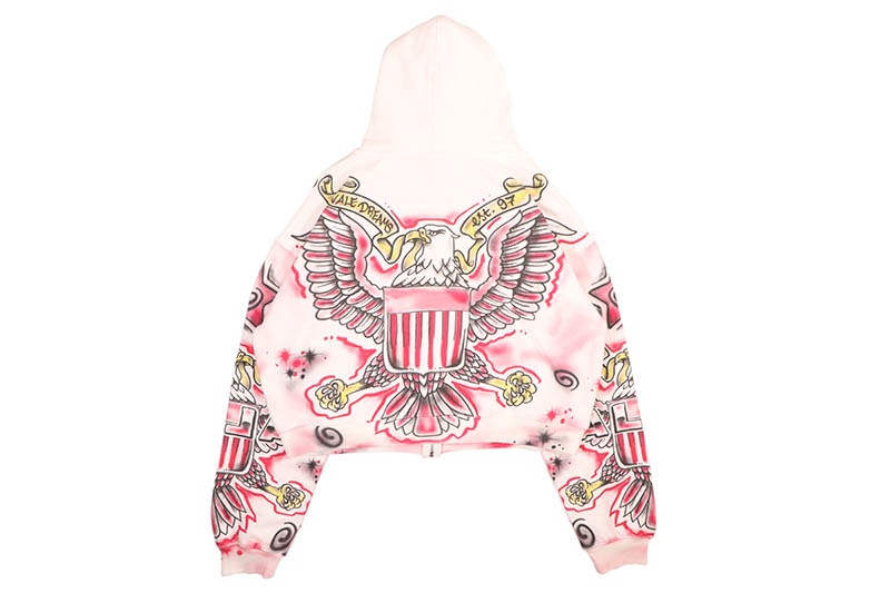 VALE THE AMERICAN DREAM PT3 FT JUELZ SANTANA ZIP HOODIE (WHITE)