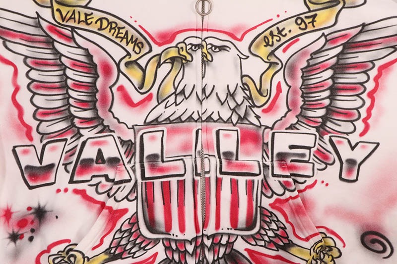 VALE THE AMERICAN DREAM PT3 FT JUELZ SANTANA ZIP HOODIE (WHITE)