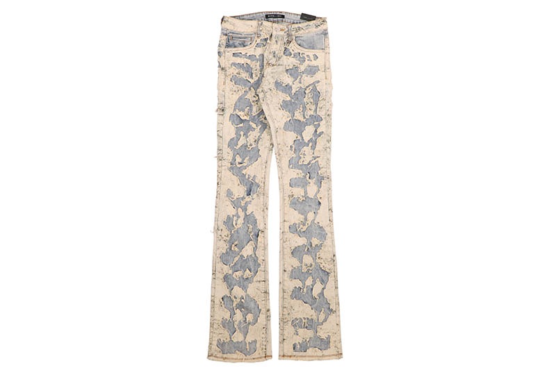 EMBELLISH LIV BORO FLARE DENIM (EMBHOL124-037:LIGHT BLUE)