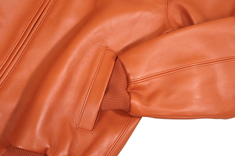 Pelle Pelle PLAYERS INC JACKET (425-37544-OBW:ORANGE/BLACK/WHITE