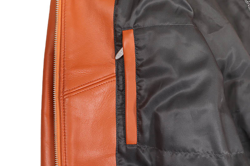 Pelle Pelle PLAYERS INC JACKET (425-37544-OBW:ORANGE/BLACK/WHITE