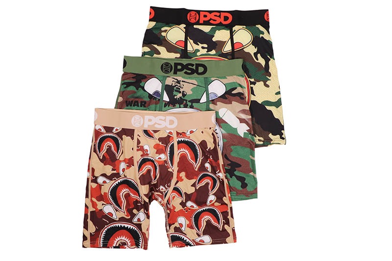 PSD SOLIDS 3 PACK - WARFACE MILITARY BOXERS BRIEFS (425180081:MULTI)