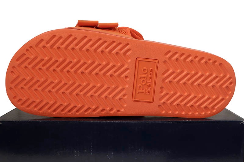 POLO RALPH LAUREN UTILLITY SLIDE (809860991001:ORANGE)