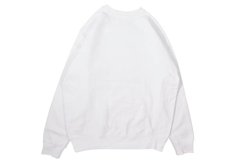 CLASSIC MATERIAL NY CHOCOLATE MILK & COOKIES CREW SWEAT (WHITE)