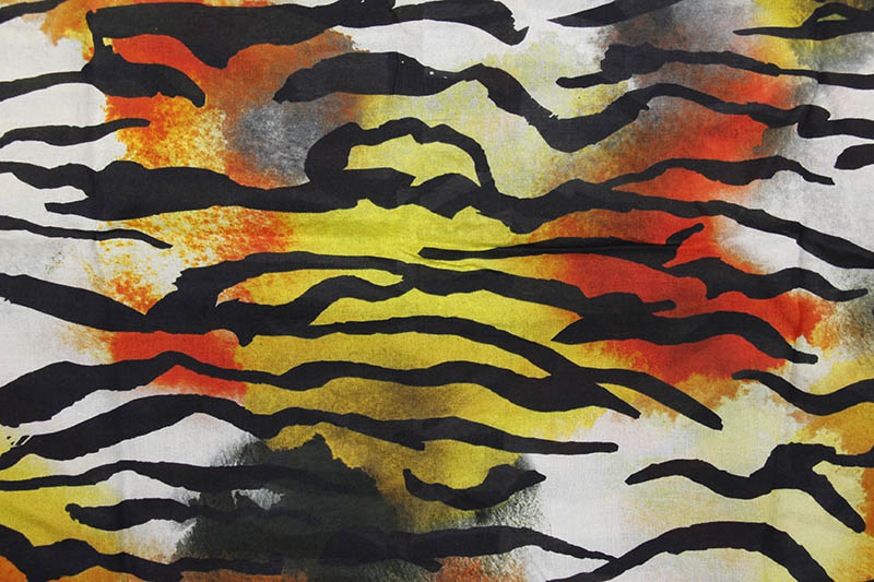 ED HARDY PRINTED CAMP S/S SHIRT (TIGER PRINT)