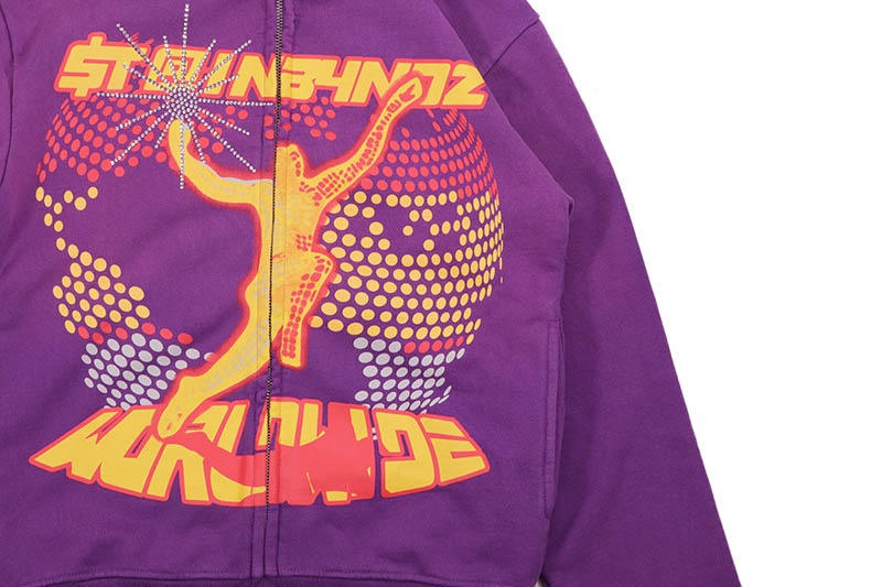 SB STUDIOS WORLDWIDE SWEATSUIT (PURPLE/YELLOW)