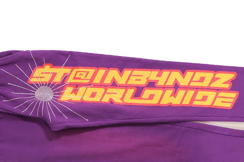 SB STUDIOS WORLDWIDE SWEATSUIT (PURPLE/YELLOW)