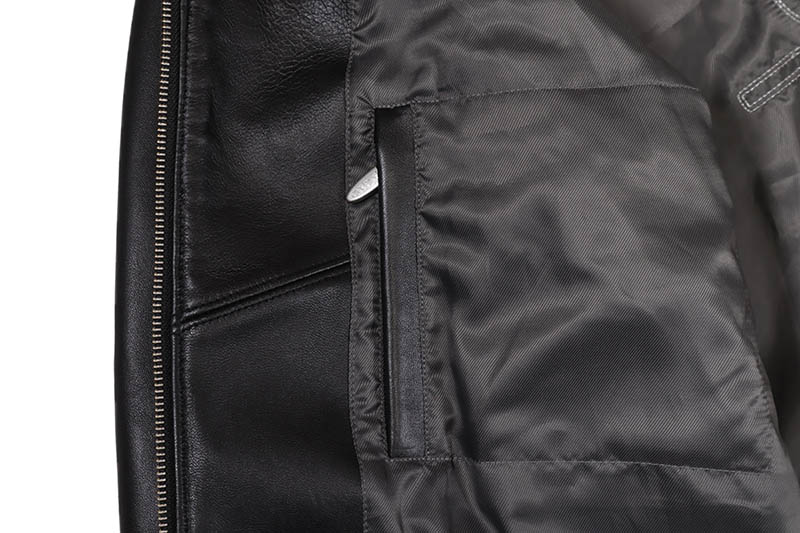 Pelle Pelle PLAYERS INC JACKET (425-37544-BWS:BLACK/WHITE/SILVER