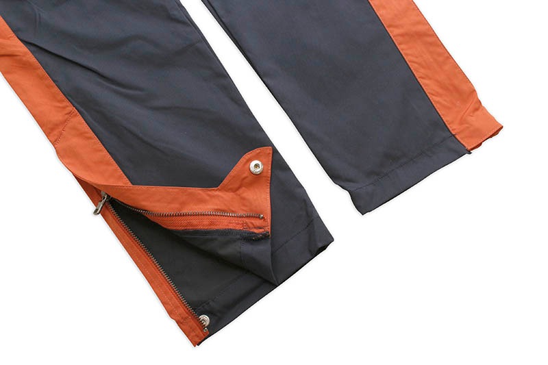 EPTM NYLON BASIC TRACK PANTS (EP9996:NAVY/RUST)