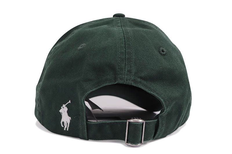 POLO RALPH LAUREN EMBROIDERED TWILL BALL CAP (710945507007:COLLEGE GREEN)
