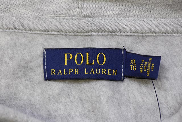 POLO RALPH LAUREN THE RL FLEECE HOODIE (710766778006:ANDOVER HEATHER)