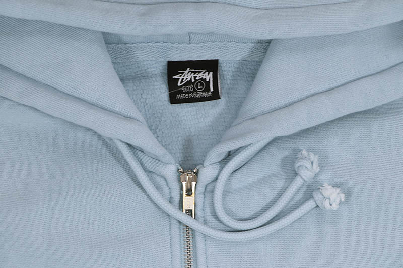 STUSSY STOCK DSM LOS ANGELES ZIP HOOD (SKY BLUE) | Brand,S-Z