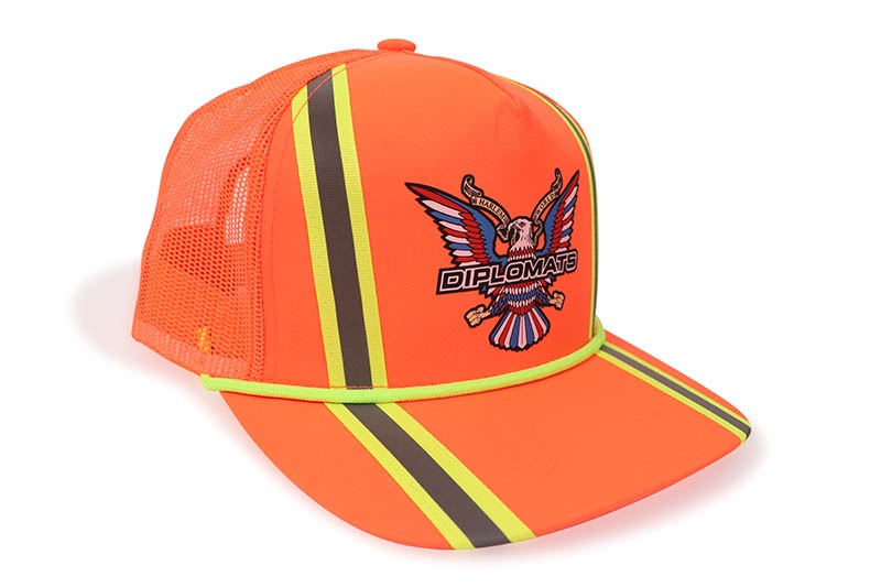 JOMO GLOBAL | THE DIPLOMATS TRUCKER HAT (ORANGE)