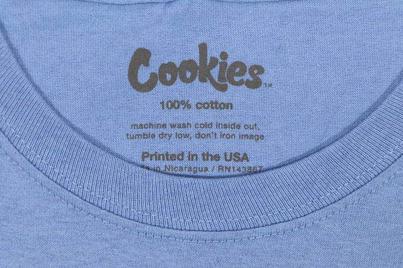 COOKIES WORLDS FINEST SS TEE (CAROLINA BLUE) CM243TSP13