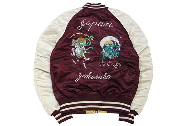 ALPHA MA-1 SOUVENIR SHINTO FLIGHT JKT(MJS46660C1/MARRON×VINTAGE