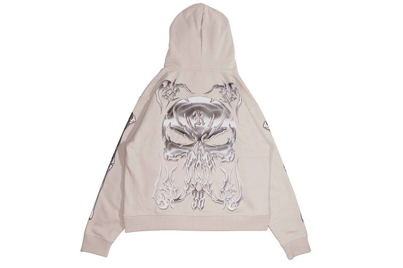 REVENGE X YOUNGBOY NEVER BROKE AGAIN CHROMED OUT HOODIE (CEMENT