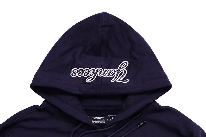 PRO STANDARD NEW YORK YANKEES OLD ENGLISH HOODIE (LNY5314650:MIDNIGHT NAVY)