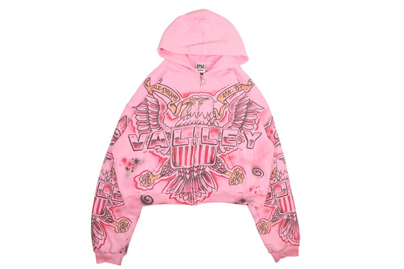 VALE THE AMERICAN DREAM PT3 FT JUELZ SANTANA ZIP HOODIE (PINK)