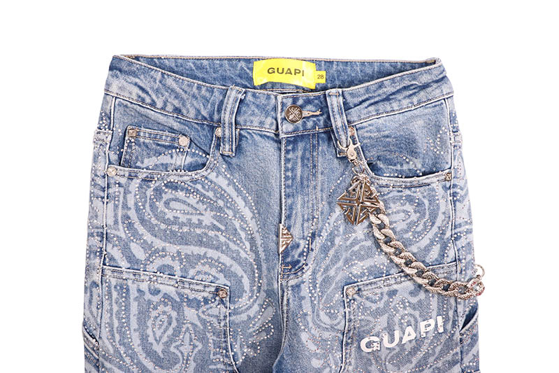 guapi デニム GUAPI VINTAGE BLUE PAISLEY DENIM (610VBPD) | Brand,G-L,GUAPI