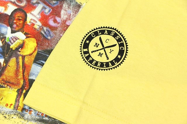 CLASSIC MATERIAL NY ALL FOR THE LOVE T-SHIRTS(YELLOW)